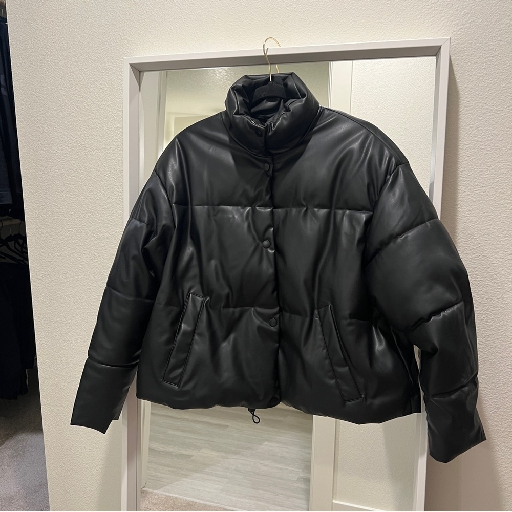 Zara Black Puffer Jacket